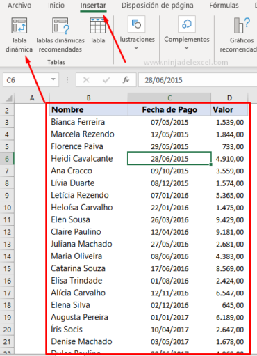 como-hacer-escala-de-tiempo-en-excel-ninja-del-excel