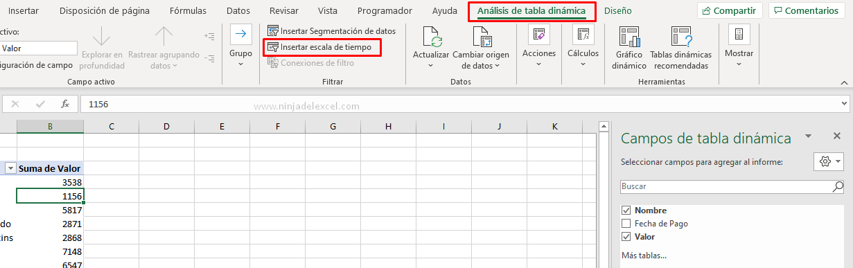 Buscar Como Hacer la Escala de Tiempo en Excel