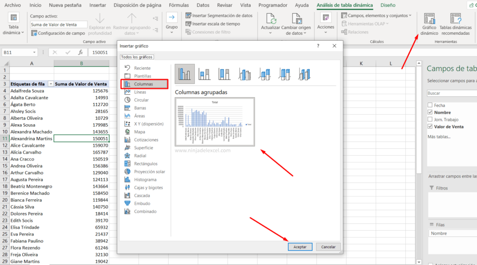 Crear Ranking En La Tabla Dinámica Paso A Paso Ninja Del Excel