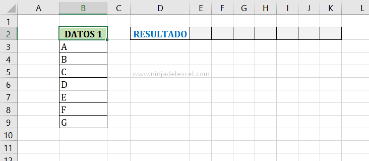 Como Utilizar la Función TRANSPONER en Excel
