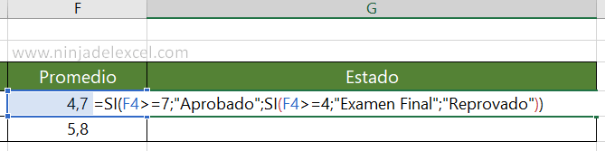Como hacer Función SI en Excel