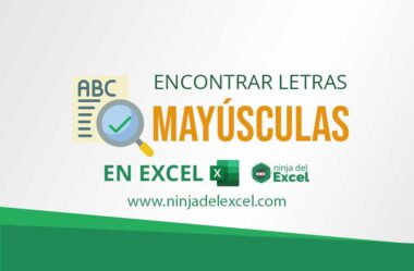 Como Encontrar Letras Mayúsculas en Excel