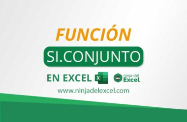 Función SI.CONJUNTO en Excel. Increíble