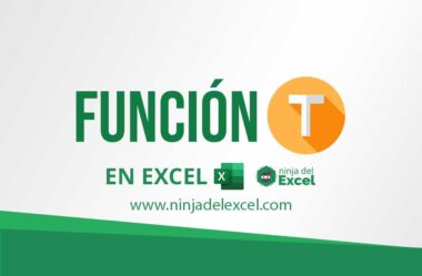 Cómo Usar la Función T en Excel
