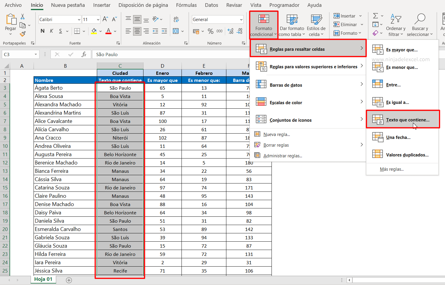 Hacer Formato Condicional en Excel
