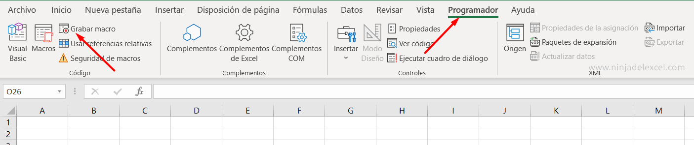 Hacer una Macro en Excel