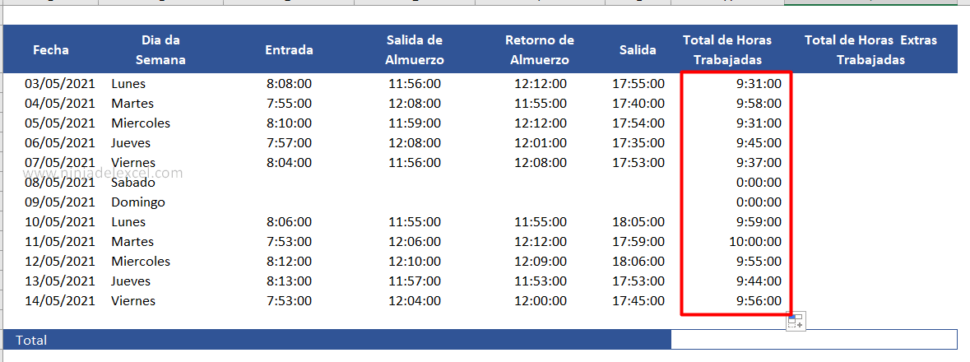 Como Calcular Horas Trabajadas En Excel Ninja Del Excel 8464