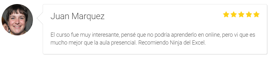 recomendaciones Ninja del Excel Juan