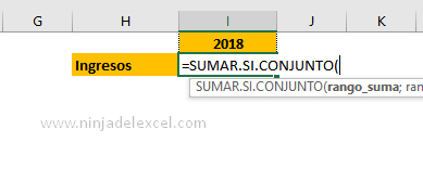 Como utilizar la función SUMAR.SI.CONJUNTO en Excel