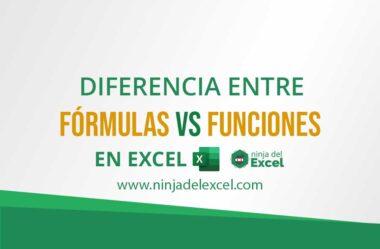 Diferencia Entre Fórmulas vs Funciones en Excel