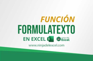 Función FORMULATEXTO en Excel