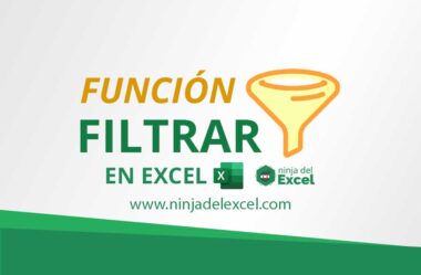 Función Filtrar en Excel – Paso a paso