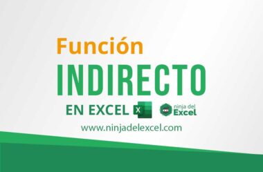 Función INDIRECTO en Excel. Paso a paso