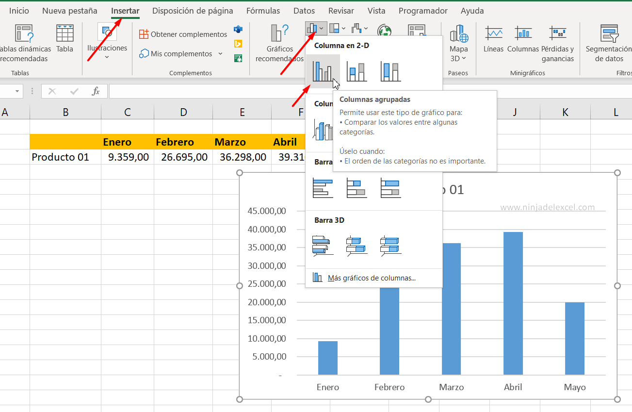 Línea de Tendencia de Excel