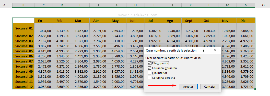 Paso a paso Función INDIRECTO en Excel