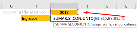 Sepa Como utilizar la función SUMAR.SI.CONJUNTO en Excel