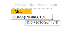 Tutorial Función INDIRECTO en Excel