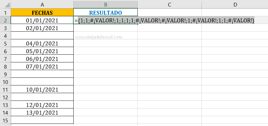 Tutorial Posición de la Primera Celda en Blanco en Excel