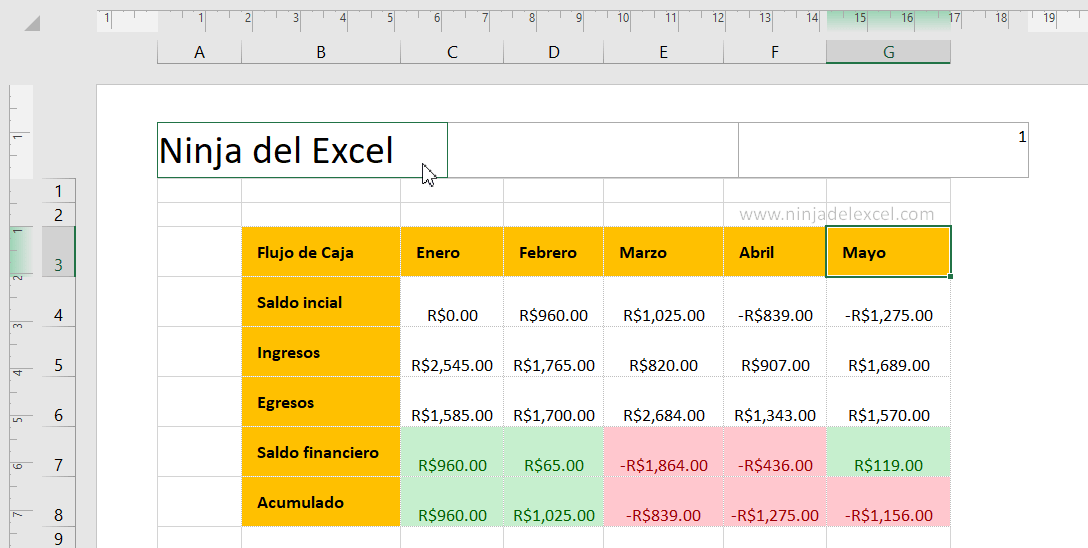 Encabezado en Excel tutorial