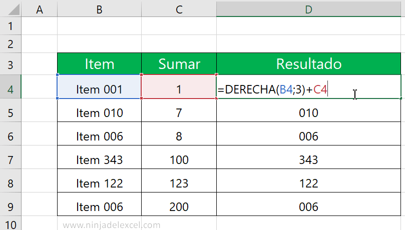 Hacer Varias Funciones en la misma Fórmula en Excel