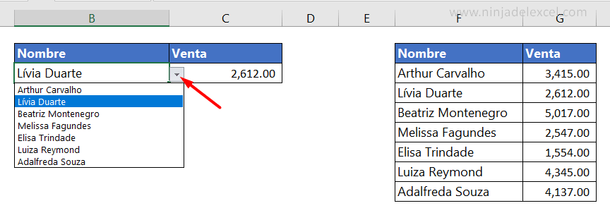 Listas Desplegables en Excel paso a paso