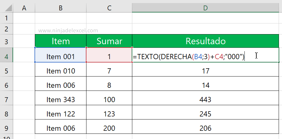 Varias Funciones en la misma Fórmula en Excel en la practica