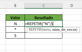 Aprende a usar la función REPETIR en Excel