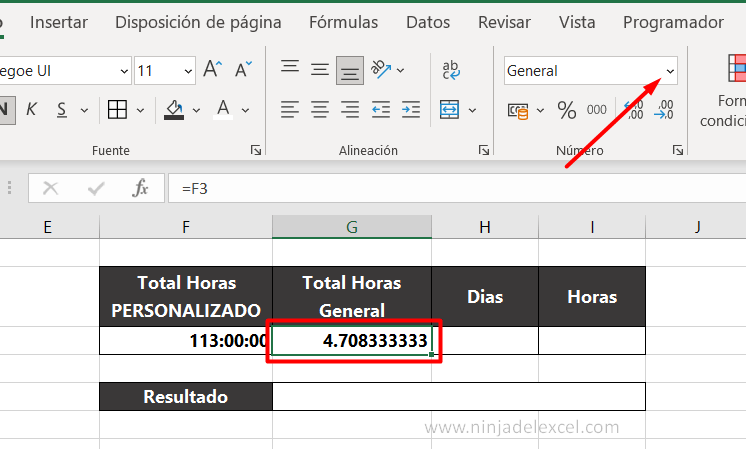 Como Convertir Horas en Días en Excel paso a paso