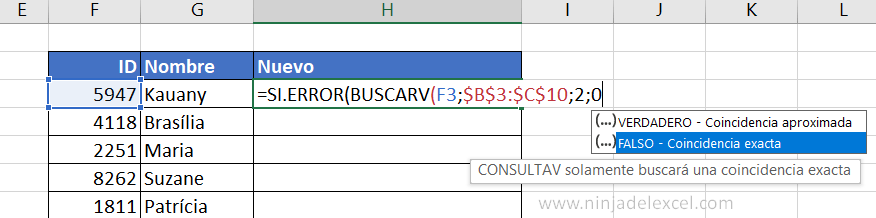 Comparar listas en Excel