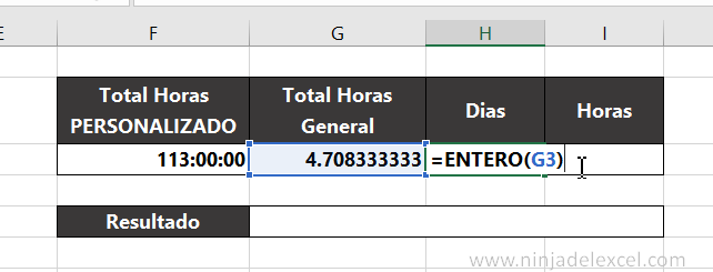 Convertir Horas en Dias en Excel