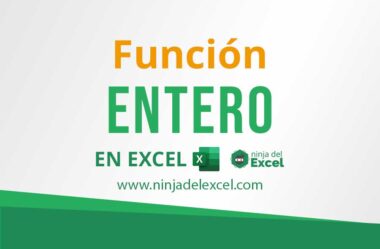 Función ENTERO en Excel