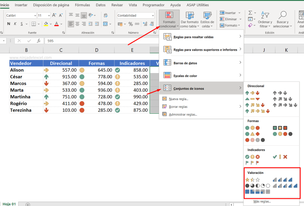 Iconos De Excel Y Sus Funciones 9458