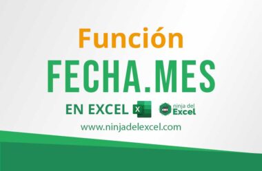 Función FECHA.MES en Excel. Aprenda a Usar