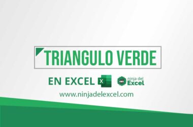 Como Corregir el Triangulo Verde en Excel