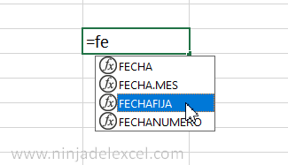 Aprenda Como Fijar la Fecha de Hoy en Excel paso a paso