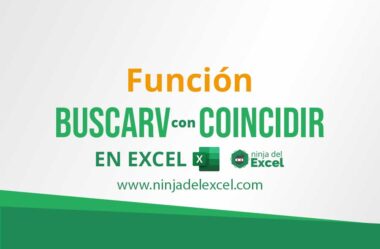 BUSCARV con COINCIDIR en Excel