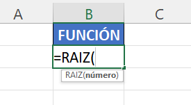 Como Calcular la Raiz Cuadrada en Excel
