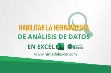 Habilitar la Herramienta de Análisis de Datos en Excel