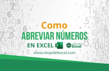 Como Abreviar Números en Excel