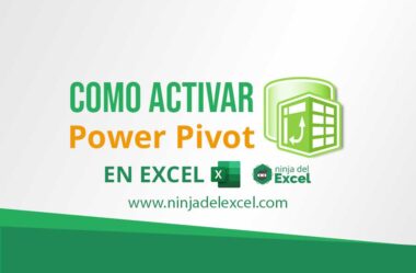 Como Activar Power Pivot en Excel
