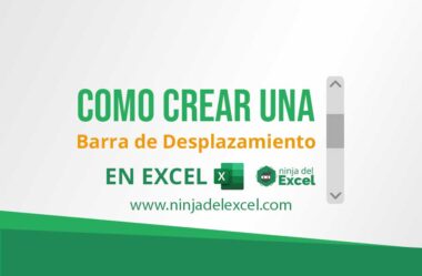 Como Crear Una Barra de Desplazamiento en Excel