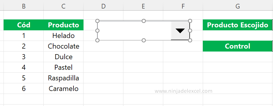 Como hacer Cuadro Combinado de Selección Múltiple en Excel