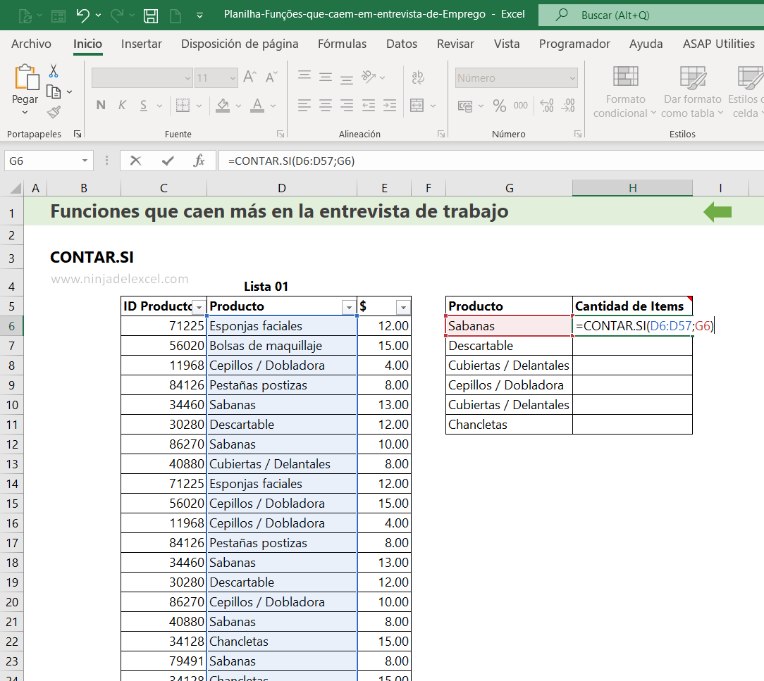 Curso intermedio de Excel