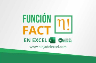 Función FACT en Excel