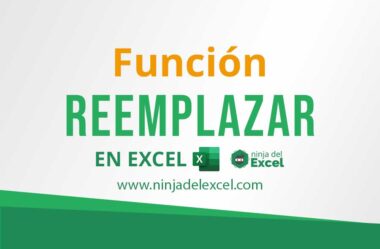 Función REEMPLAZAR en Excel