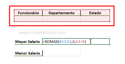 Funciones de Base de Datos BDMAX