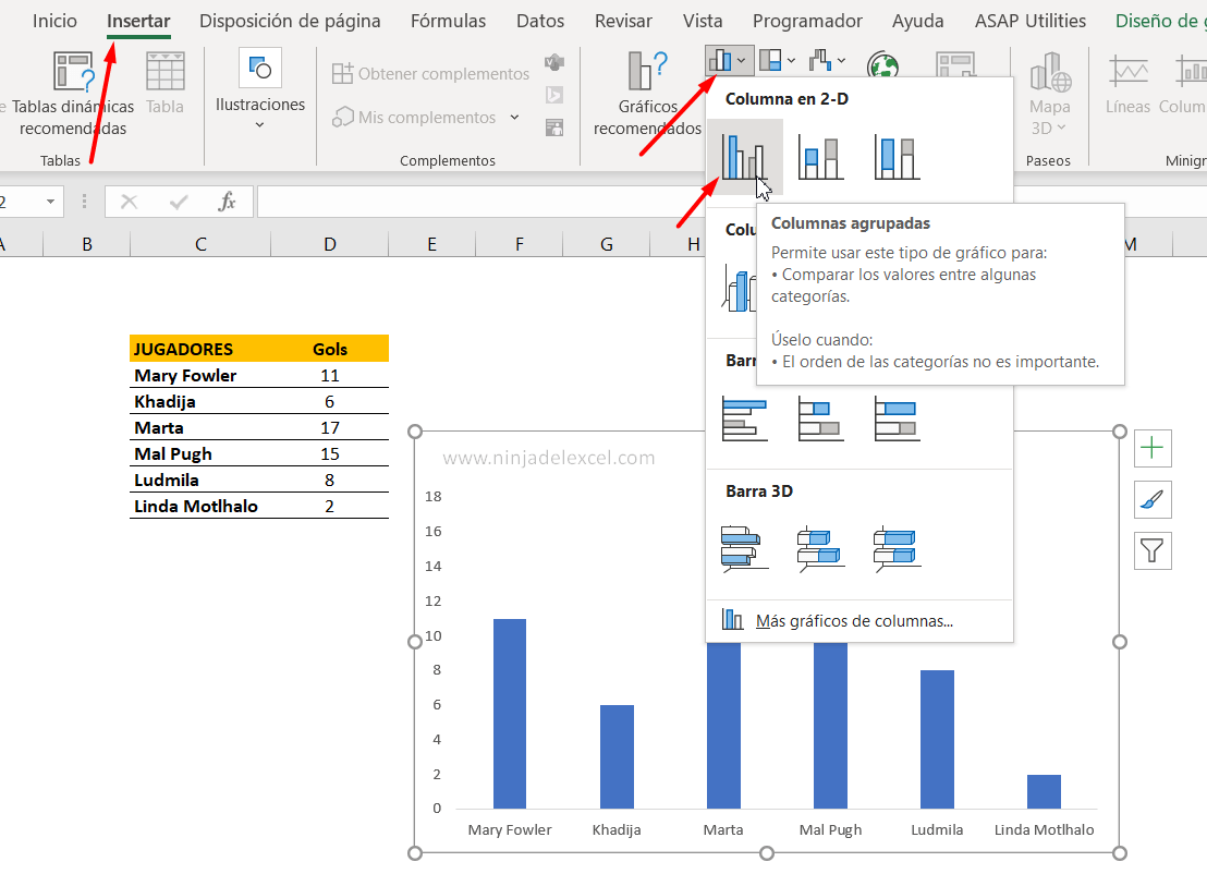 Gráfico con Imagen en Excel