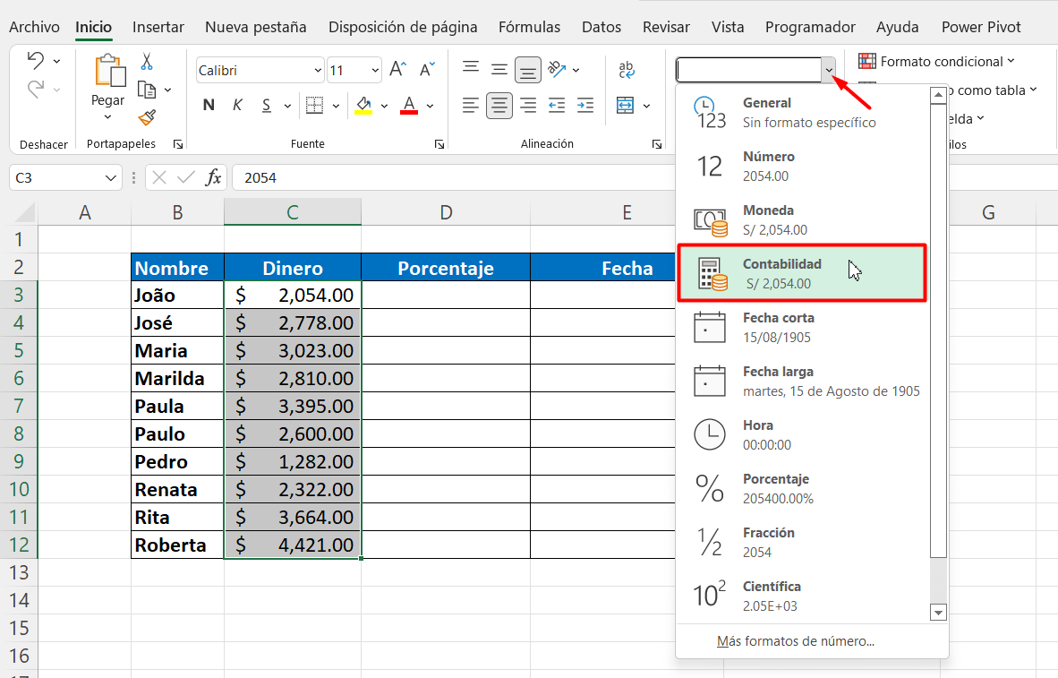 Aprenda Formatear Celda en Excel