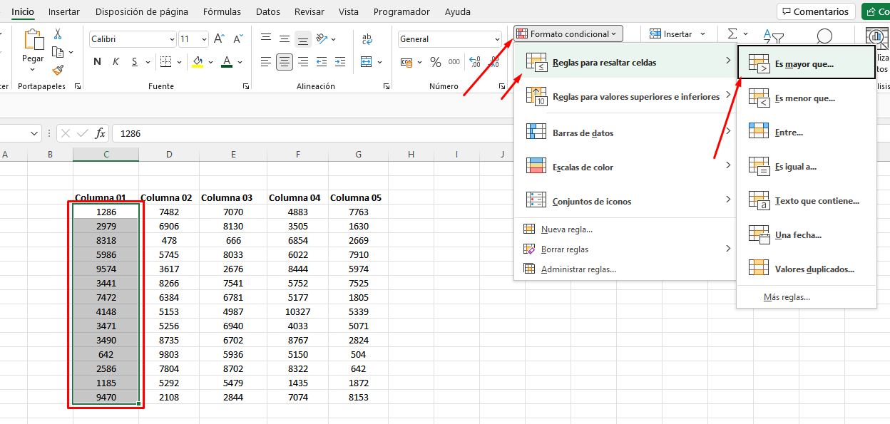 Aprendiendo con el Pincel de Formato en Excel