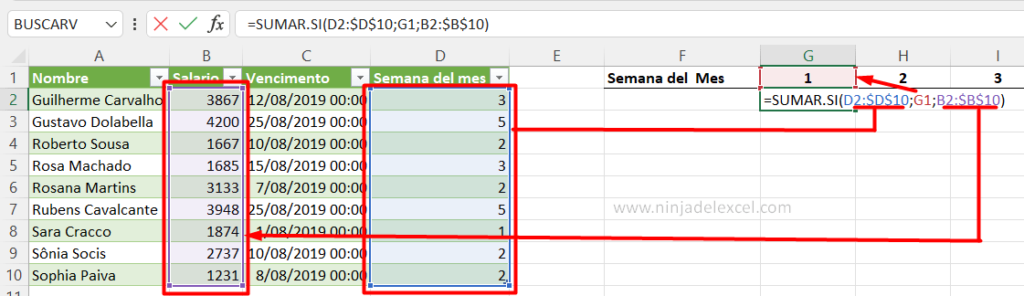 Control De Pagos Semanales - Ninja Del Excel